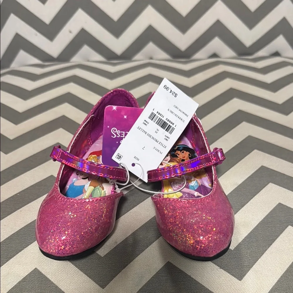 ***2/$15*** Disney Pink Sparkle Princess Shoes